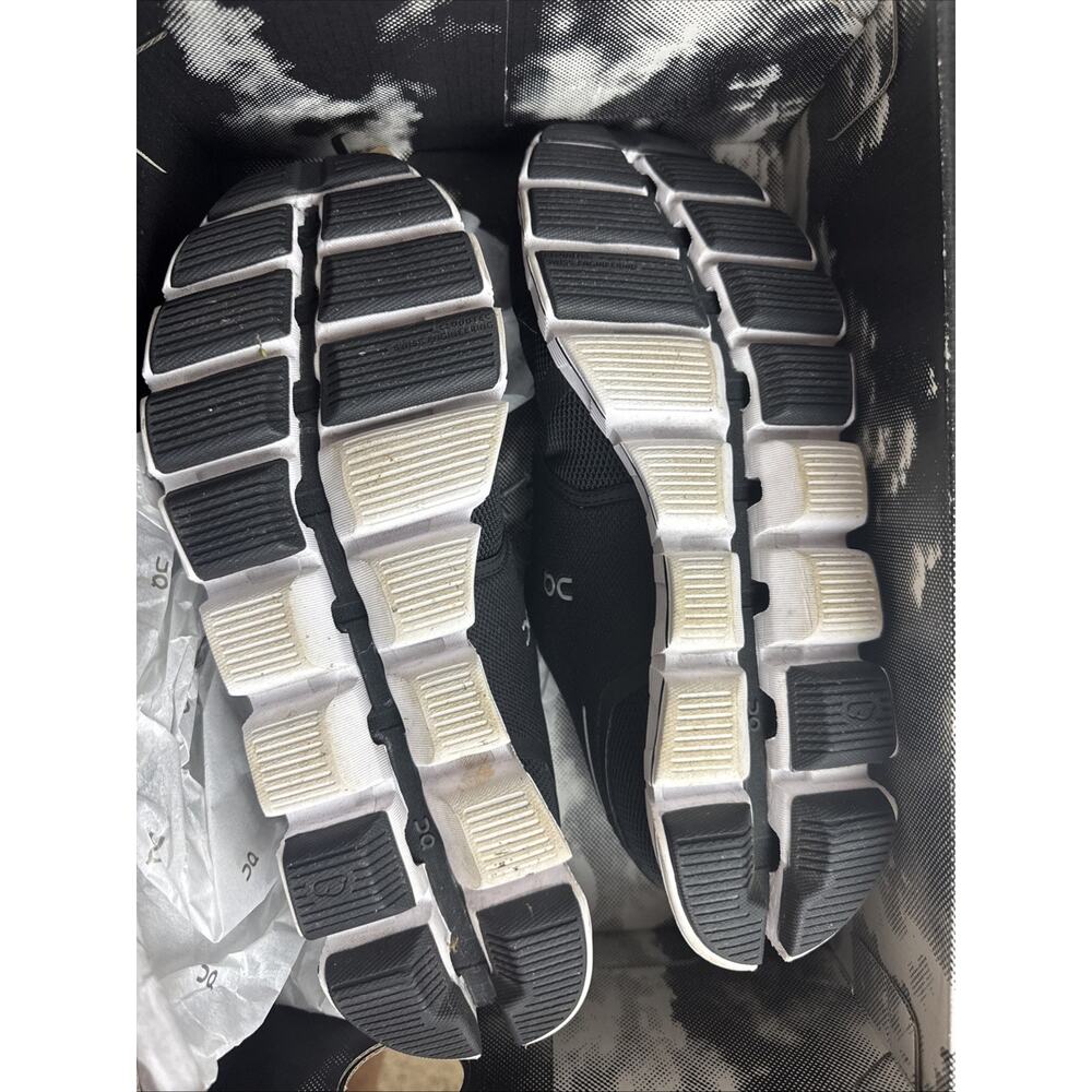 On Cloud Women's Size 10 M Running Shoes Black White Sneakers 19.0001 EUC - Picture 4 of 10